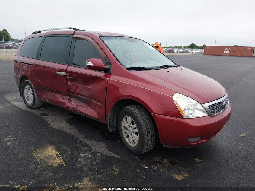 2011 Kia SEDONA VIN KNDMG4C78B6394179 IAAI salvage auction — RIGHT SIDE, Salvage (Illinois), sold $25 on 2026-07-28 (photo 1)
