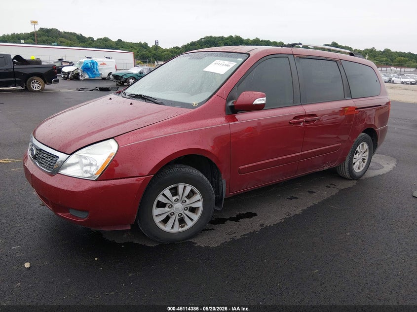 2011 Kia SEDONA VIN KNDMG4C78B6394179 IAAI salvage auction — RIGHT SIDE, Salvage (Illinois), sold $25 on 2026-07-28 (photo 2)