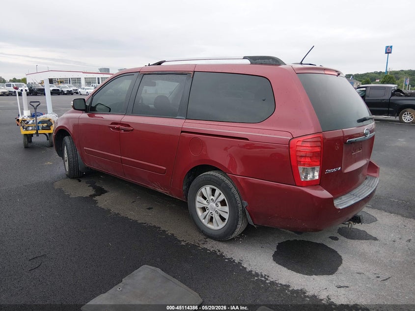 2011 Kia SEDONA VIN KNDMG4C78B6394179 IAAI salvage auction — RIGHT SIDE, Salvage (Illinois), sold $25 on 2026-07-28 (photo 3)