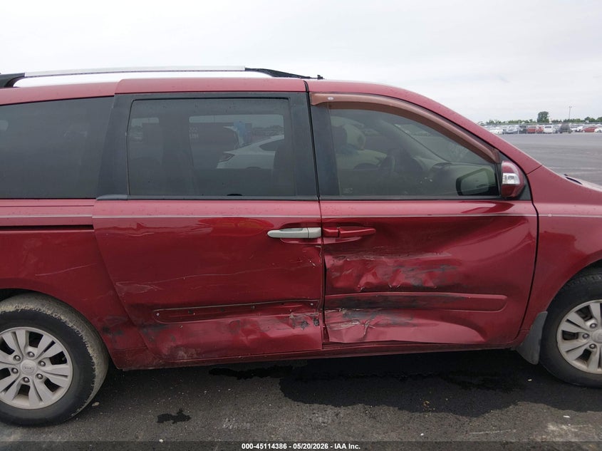 2011 Kia SEDONA VIN KNDMG4C78B6394179 IAAI salvage auction — RIGHT SIDE, Salvage (Illinois), sold $25 on 2026-07-28 (photo 6)