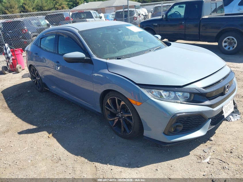 2018 Honda Civic VIN SHHFK7G41JU224532 IAAI salvage auction — FRONT END, Salvage Title, sold $3,300 on 2026-07-28 (photo 1)