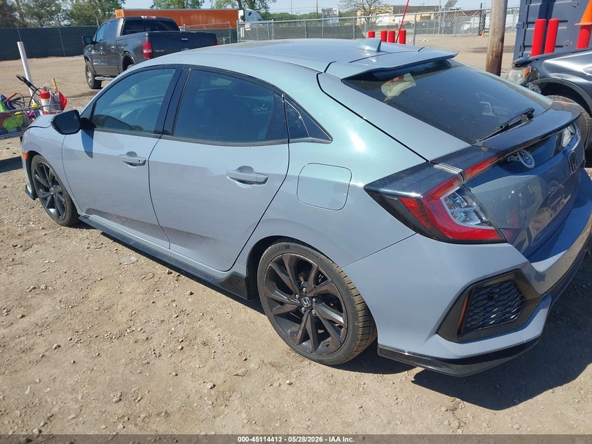 2018 Honda Civic VIN SHHFK7G41JU224532 IAAI salvage auction — FRONT END, Salvage Title, sold $3,300 on 2026-07-28 (photo 3)