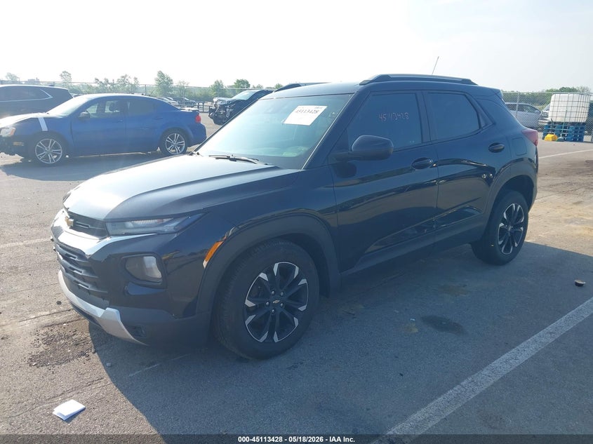 2021 Chevrolet Trailblazer VIN KL79MPS25MB149627 IAAI salvage auction — RIGHT FRONT, Salvage (Indiana), sold $4,700 on 2026-07-17 (photo 2)