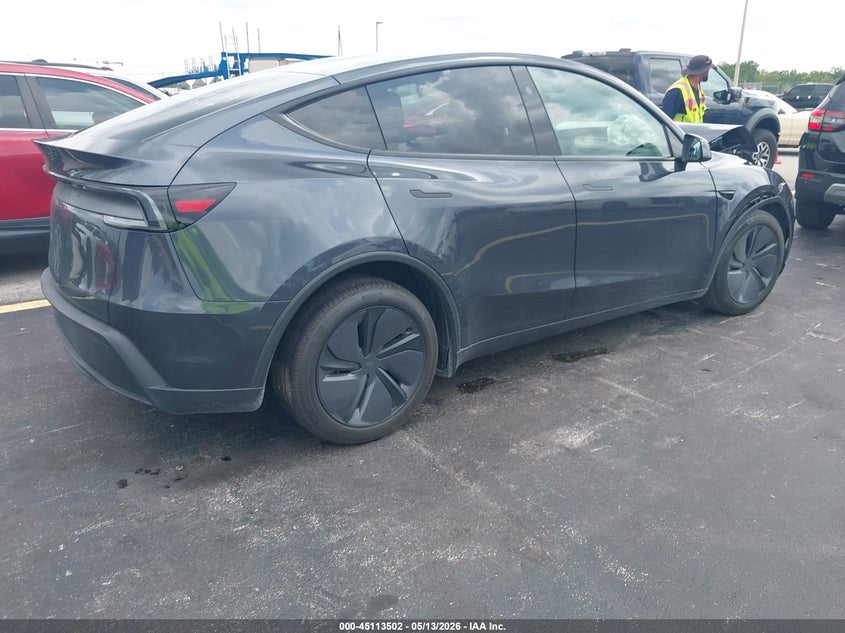 2026 Tesla Model y VIN 7SAYGDED5TA647114 IAAI salvage auction — FRONT END, Rebuildable (Florida), sold $16,050 on 2026-07-09 (photo 4)