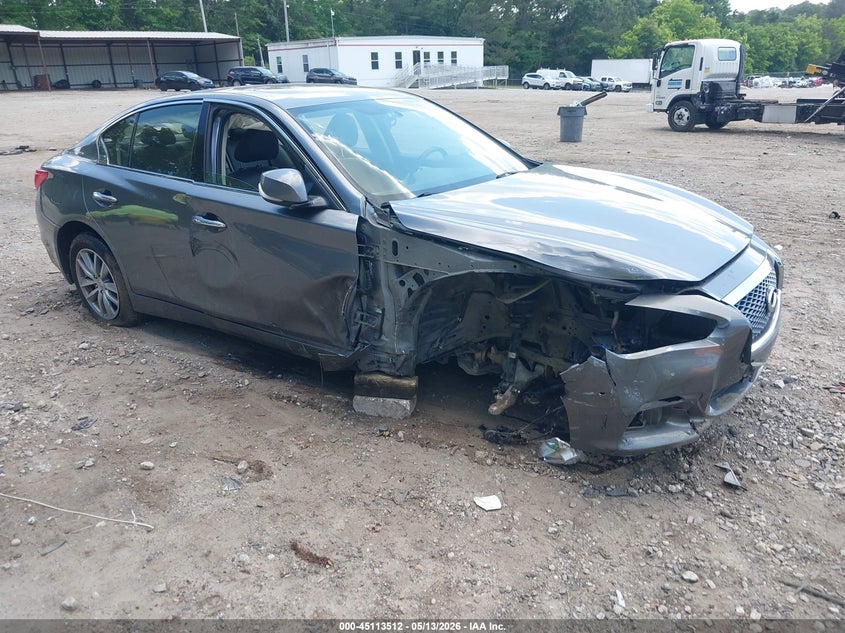 2017 Infiniti Q50 VIN JN1EV7AP0HM738934 IAAI salvage auction — RIGHT SIDE, Salvage (Georgia), sold $1,750 on 2026-07-10 (photo 1)