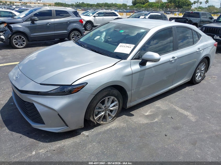 2025 Toyota Camry VIN 4T1DAACK1SU084516 IAAI salvage auction — SIDE, Rebuildable (Florida), sold $9,200 on 2026-07-25 (photo 2)