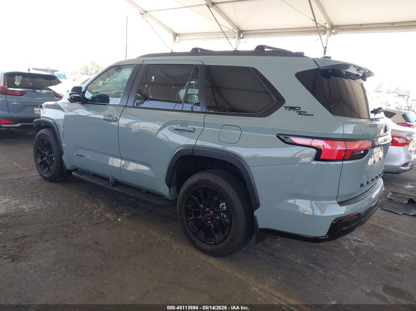 2025 Toyota Sequoia VIN 7SVAAABAXSX061028 IAAI salvage auction — FRONT END, Salvage (California), sold $25,000 on 2026-08-04 (photo 3)