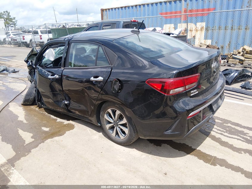 2023 Kia Rio VIN 3KPA24AD5PE548374 IAAI salvage auction — LEFT FRONT, Salvage (Mississippi), sold $450 on 2026-09-17 (photo 3)