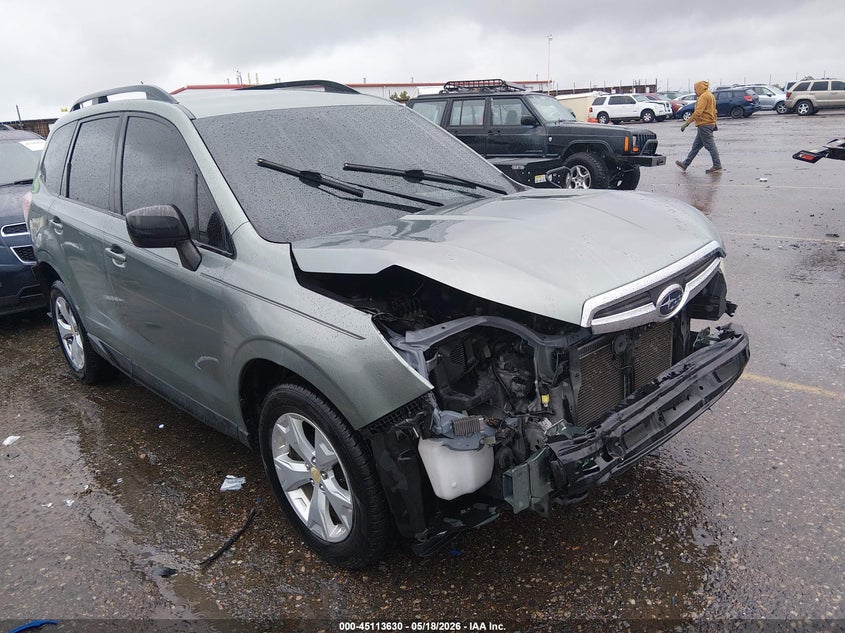 2015 Subaru Forester VIN JF2SJABC6FH422885 IAAI salvage auction — FRONT END, Salvage (Colorado), sold $950 on 2026-07-07 (photo 1)