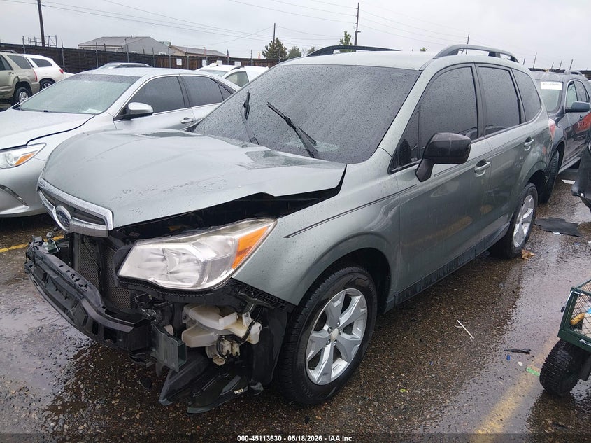 2015 Subaru Forester VIN JF2SJABC6FH422885 IAAI salvage auction — FRONT END, Salvage (Colorado), sold $950 on 2026-07-07 (photo 2)