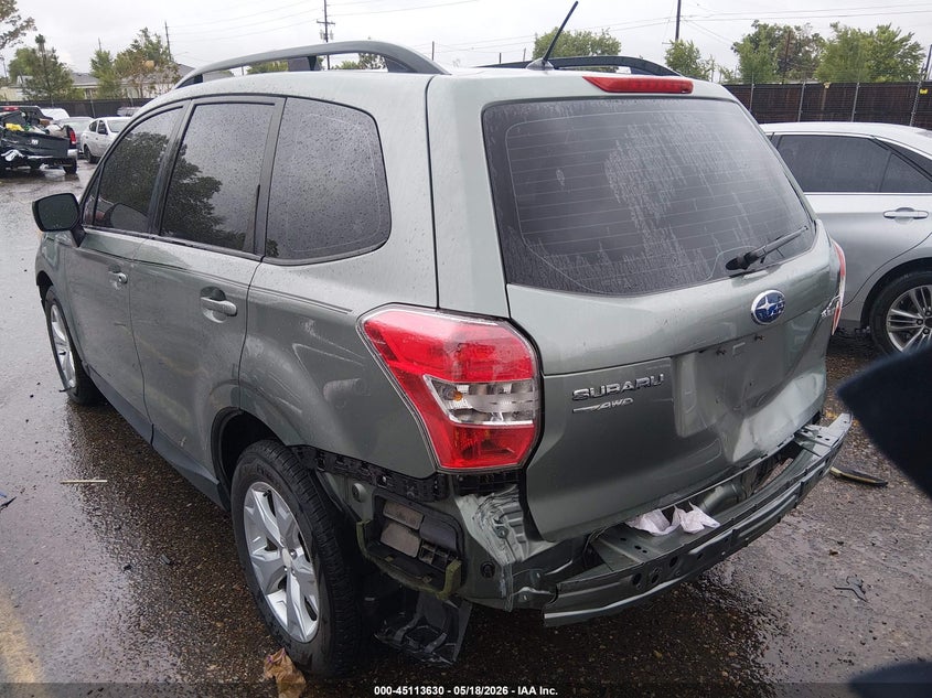 2015 Subaru Forester VIN JF2SJABC6FH422885 IAAI salvage auction — FRONT END, Salvage (Colorado), sold $950 on 2026-07-07 (photo 3)