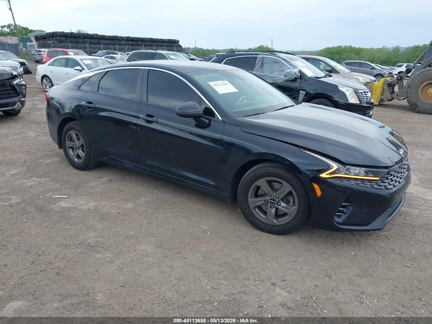 2022 Kia K5 VIN 5XXG14J28NG150060 IAAI salvage auction — LEFT FRONT, Salvage Title, sold $4,500 on 2026-07-12 (photo 1)