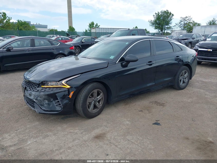 2022 Kia K5 VIN 5XXG14J28NG150060 IAAI salvage auction — LEFT FRONT, Salvage Title, sold $4,500 on 2026-07-12 (photo 2)