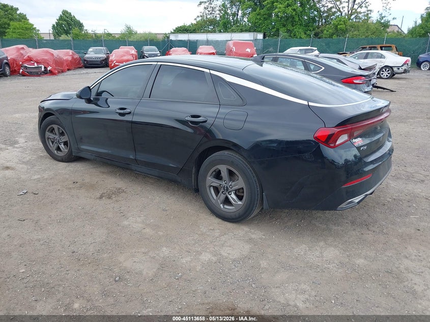 2022 Kia K5 VIN 5XXG14J28NG150060 IAAI salvage auction — LEFT FRONT, Salvage Title, sold $4,500 on 2026-07-12 (photo 3)
