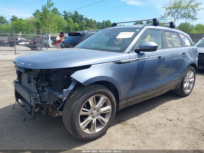 2019 Land rover Range rover velar VIN SALYB2EX4KA215224 IAAI salvage auction — FRONT END, Salvage (Massachusetts), sold $4,950 on 2026-07-22 (photo 2)