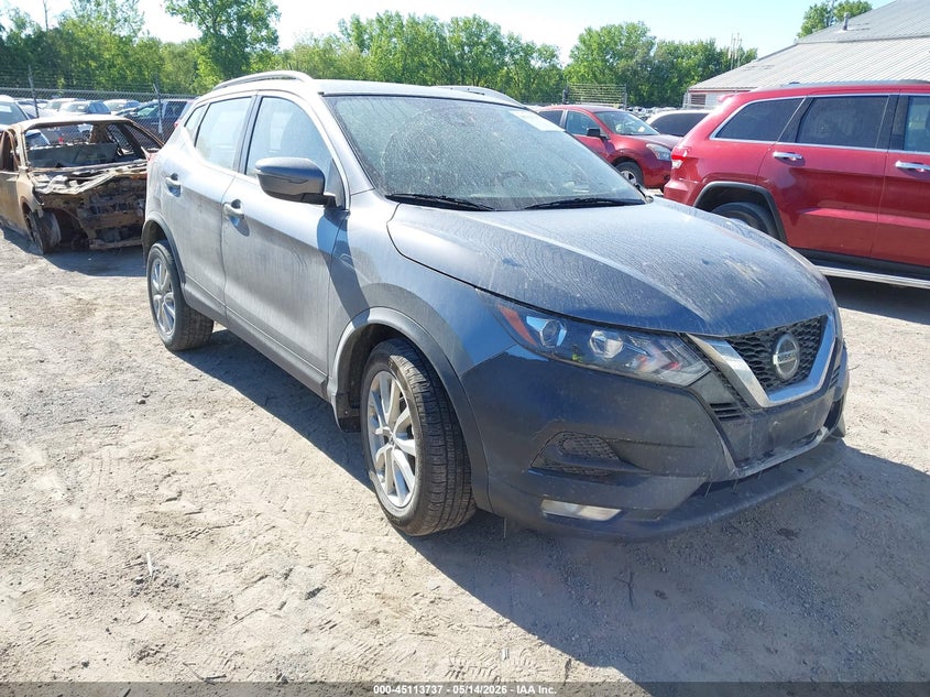 2022 Nissan Rogue VIN JN1BJ1BWXNW481637 IAAI salvage auction — LEFT SIDE, Salvage (Iowa), sold $1,100 on 2026-07-13 (photo 1)