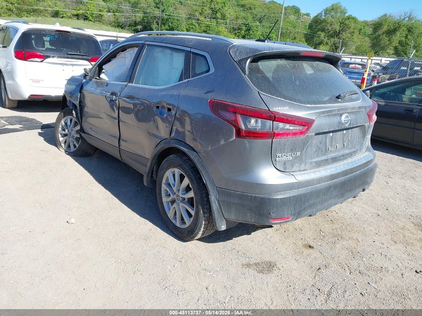 2022 Nissan Rogue VIN JN1BJ1BWXNW481637 IAAI salvage auction — LEFT SIDE, Salvage (Iowa), sold $1,100 on 2026-07-13 (photo 3)