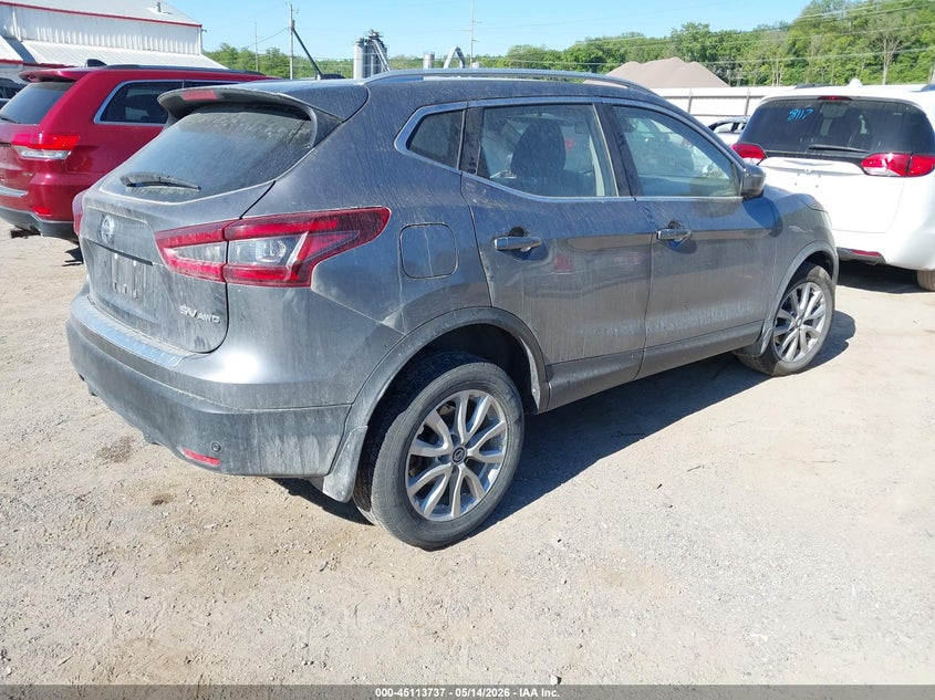 2022 Nissan Rogue VIN JN1BJ1BWXNW481637 IAAI salvage auction — LEFT SIDE, Salvage (Iowa), sold $1,100 on 2026-07-13 (photo 4)