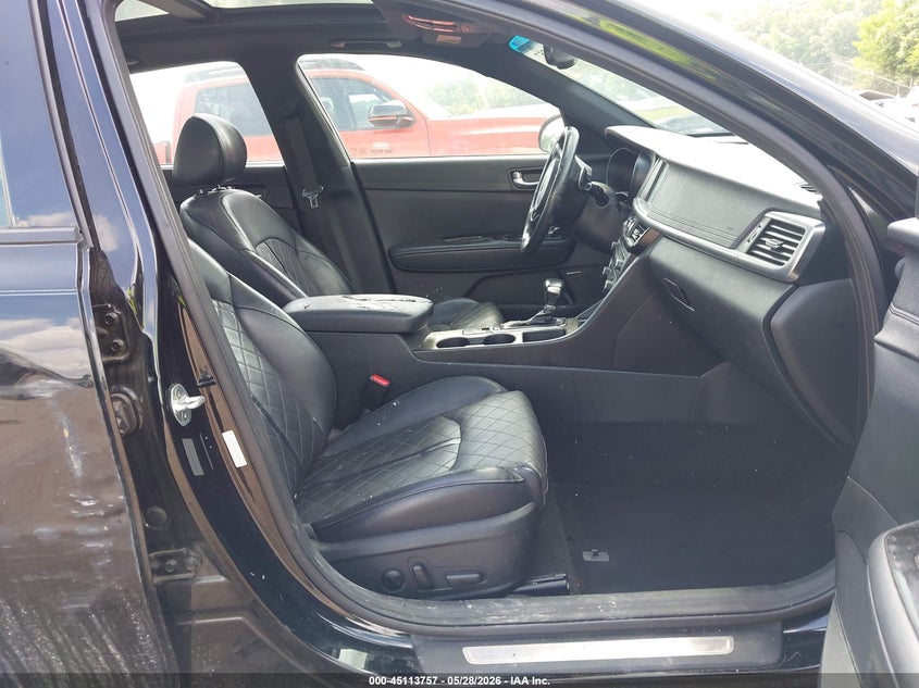 2016 Kia Optima VIN 5XXGV4L22GG029626 IAAI salvage auction — SIDE, Salvage Title, sold $1,025 on 2026-07-29 (photo 5)