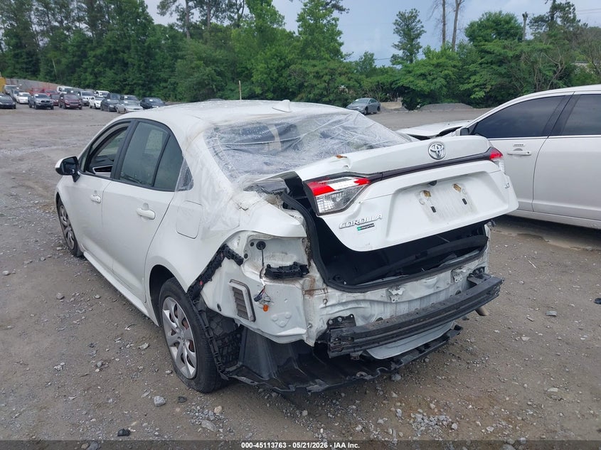 2021 Toyota Corolla VIN JTDEPMAE2MJ138738 IAAI salvage auction — REAR END, Salvage (Georgia), sold $5,050 on 2026-07-07 (photo 3)
