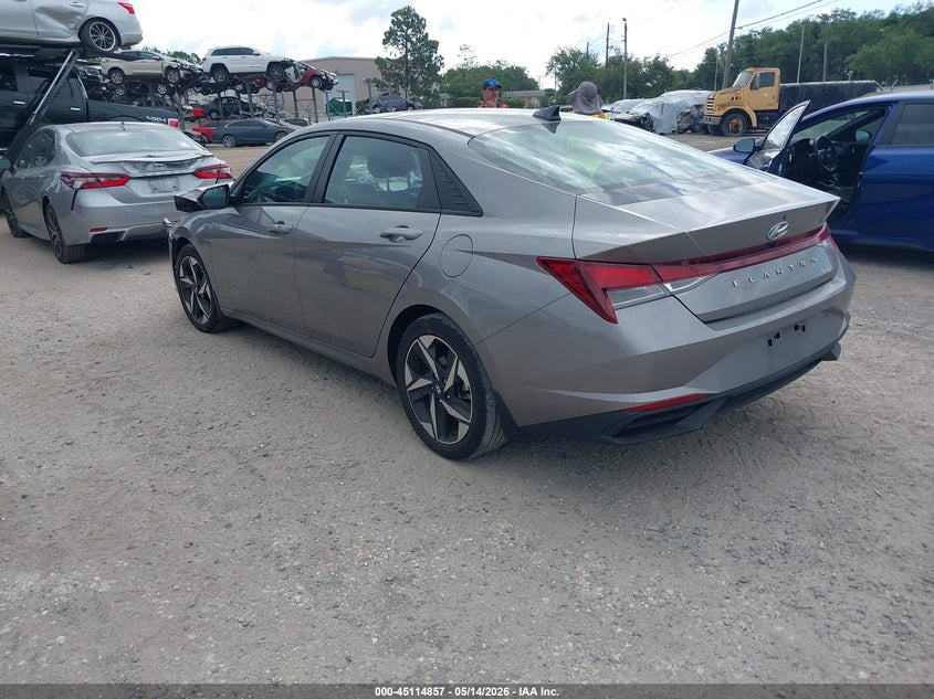 2023 Hyundai Elantra VIN KMHLS4AG1PU614791 IAAI salvage auction — FRONT END, Rebuildable (Florida), sold $3,200 on 2026-07-09 (photo 3)