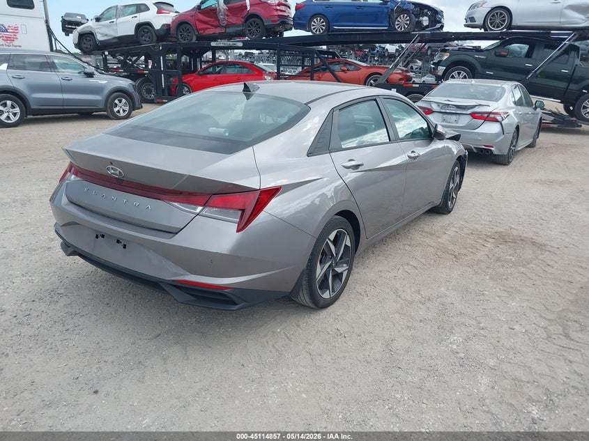 2023 Hyundai Elantra VIN KMHLS4AG1PU614791 IAAI salvage auction — FRONT END, Rebuildable (Florida), sold $3,200 on 2026-07-09 (photo 4)