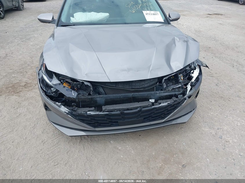 2023 Hyundai Elantra VIN KMHLS4AG1PU614791 IAAI salvage auction — FRONT END, Rebuildable (Florida), sold $3,200 on 2026-07-09 (photo 6)