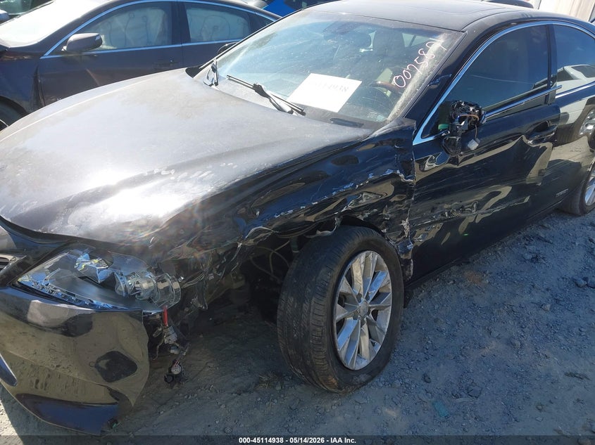 2013 Lexus ES VIN JTHBW1GG2D2007587 IAAI salvage auction — LEFT FRONT, Salvage (Georgia), sold $2,050 on 2026-07-14 (photo 6)