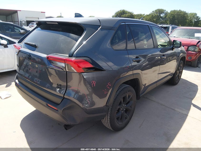 2023 Toyota Rav 4 VIN JTMF1RFV8PD098860 IAAI salvage auction — LEFT SIDE, Salvage (Texas), sold $11,300 on 2026-07-14 (photo 4)