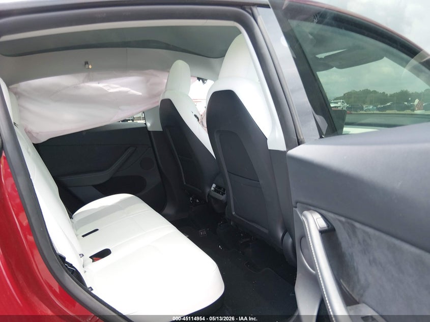 2025 Tesla Model y VIN 7SAYGDED1SA349206 IAAI salvage auction — SIDE, Rebuildable (Florida), sold $11,050 on 2026-07-16 (photo 8)