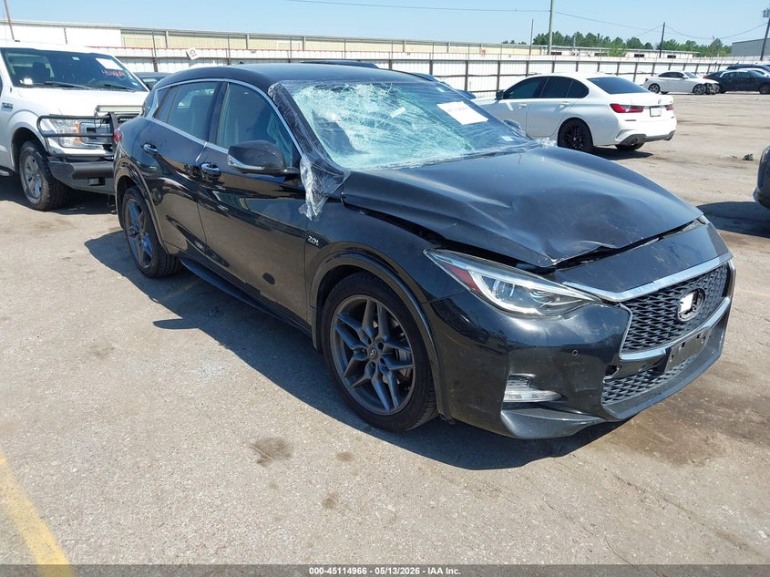 2018 Infiniti Qx30 VIN SJKCH5CP3JA003575 IAAI salvage auction — FRONT END, Original (Texas), sold $1,050 on 2026-07-29 (photo 1)
