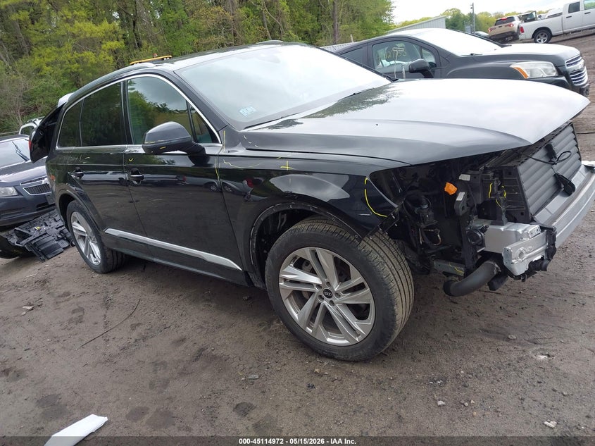 2021 Audi Q7 VIN WA1LJAF79MD022284 IAAI salvage auction — FRONT END, Salvage (Massachusetts), sold $17,700 on 2026-07-10 (photo 1)