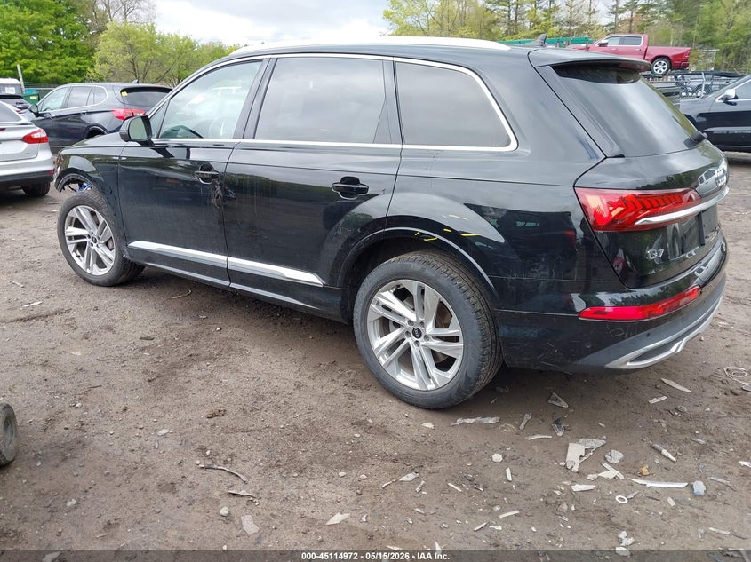 2021 Audi Q7 VIN WA1LJAF79MD022284 IAAI salvage auction — FRONT END, Salvage (Massachusetts), sold $17,700 on 2026-07-10 (photo 3)