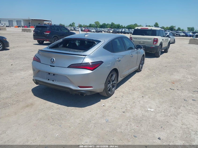 2025 Acura Integra VIN 19UDE4H30SA010731 IAAI salvage auction — HAIL, Original (Texas), sold $10,100 on 2026-07-22 (photo 4)