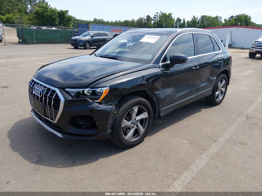 2020 Audi Q3 VIN WA1AECF39L1021463 IAAI salvage auction — LEFT SIDE, Salvage (Mississippi), sold $4,300 on 2026-08-15 (photo 2)