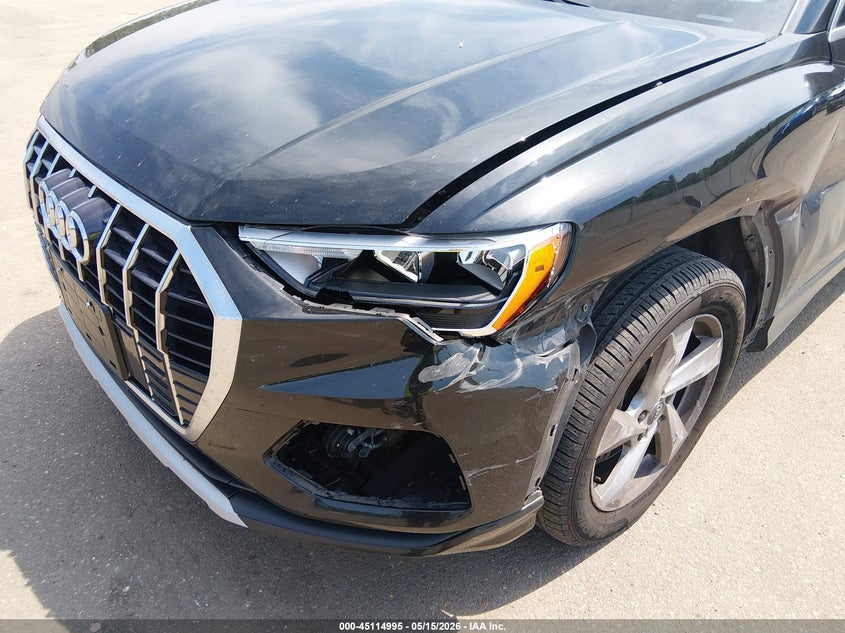 2020 Audi Q3 VIN WA1AECF39L1021463 IAAI salvage auction — LEFT SIDE, Salvage (Mississippi), sold $4,300 on 2026-08-15 (photo 6)