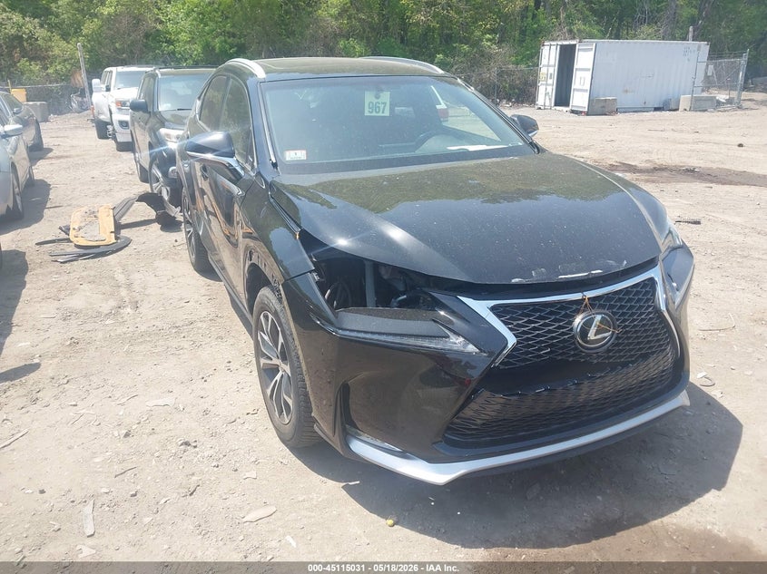 2017 Lexus Nx VIN JTJBARBZ3H2103349 IAAI salvage auction — RIGHT FRONT, Salvage (Massachusetts), sold $9,500 on 2026-07-07 (photo 1)