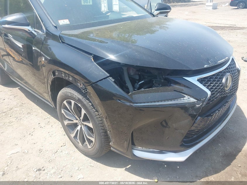 2017 Lexus Nx VIN JTJBARBZ3H2103349 IAAI salvage auction — RIGHT FRONT, Salvage (Massachusetts), sold $9,500 on 2026-07-07 (photo 6)