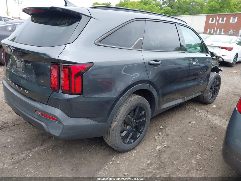 2021 Kia Sorento VIN 5XYRLDLC6MG001536 IAAI salvage auction — FRONT END, Salvage (Massachusetts), sold $3,050 on 2026-07-21 (photo 4)