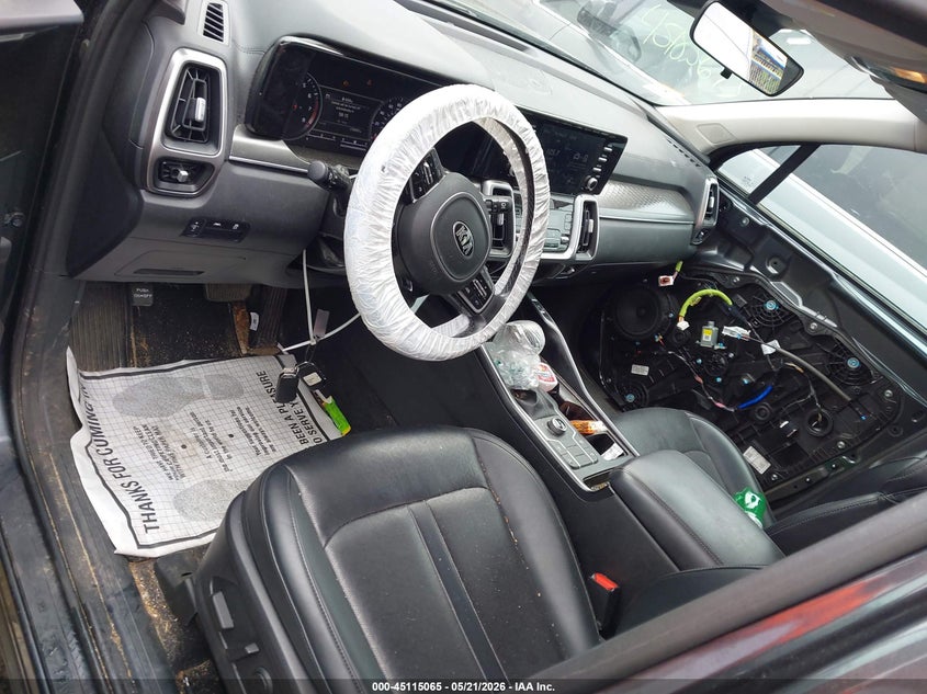 2021 Kia Sorento VIN 5XYRLDLC6MG001536 IAAI salvage auction — FRONT END, Salvage (Massachusetts), sold $3,050 on 2026-07-21 (photo 5)