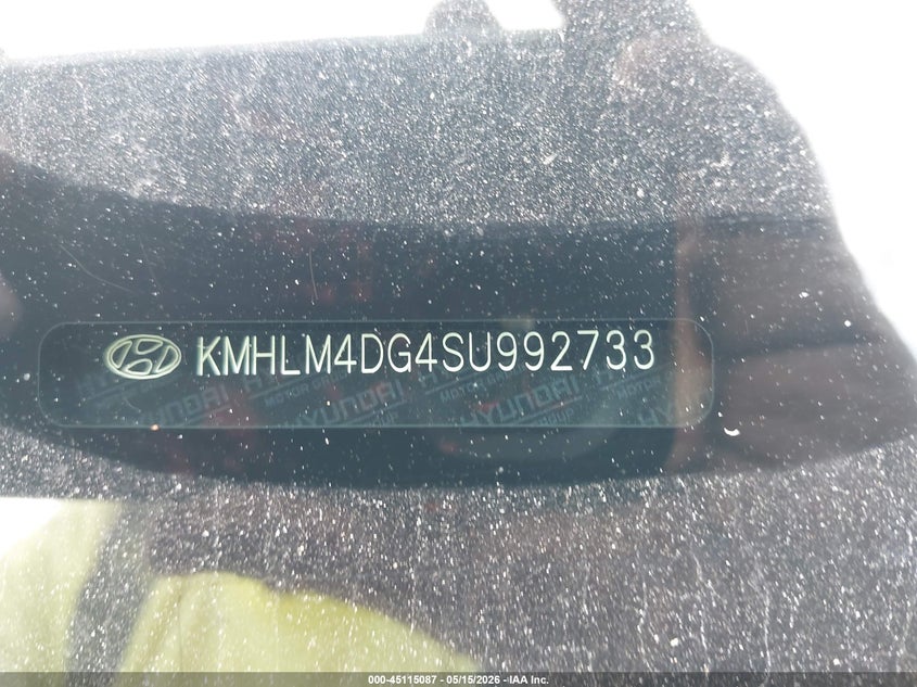 2025 Hyundai Elantra VIN KMHLM4DG4SU992733 IAAI salvage auction — FRONT END, Salvage (Texas), sold $6,400 on 2026-07-22 (photo 9)