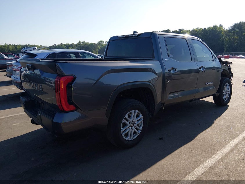 2025 Toyota Tundra VIN 5TFLA5DB4SX260463 IAAI salvage auction — RIGHT FRONT, Salvage (North Carolina), sold $8,500 on 2026-07-22 (photo 4)