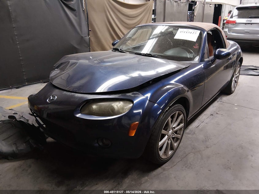 2007 Mazda Mx-5 VIN JM1NC25F370125896 IAAI salvage auction — RIGHT FRONT, Salvage (Arizona), sold $1,200 on 2026-07-14 (photo 2)