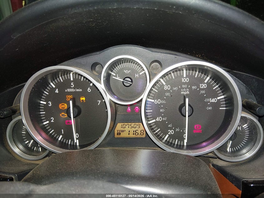 2007 Mazda Mx-5 VIN JM1NC25F370125896 IAAI salvage auction — RIGHT FRONT, Salvage (Arizona), sold $1,200 on 2026-07-14 (photo 7)