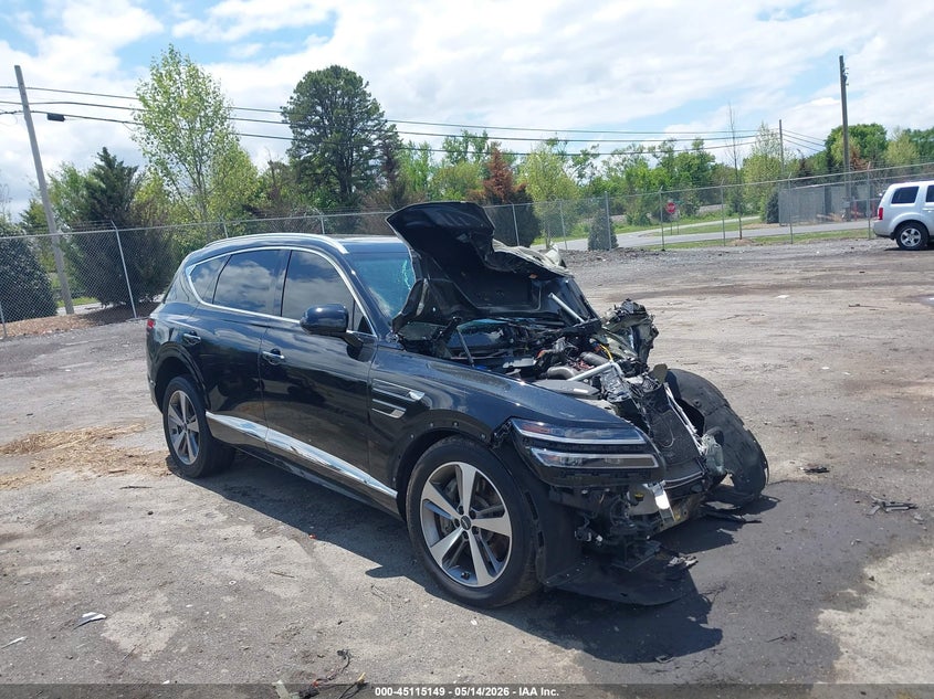 2021 Genesis Gv80 VIN KMUHCESC2MU070528 IAAI salvage auction — FRONT END, Salvage (Virginia), sold $5,200 on 2026-07-10 (photo 1)