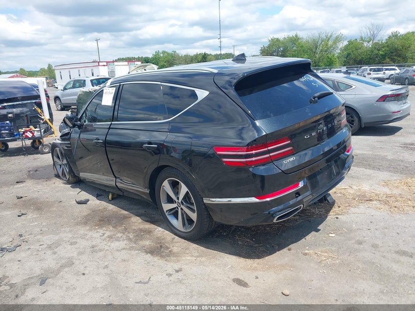 2021 Genesis Gv80 VIN KMUHCESC2MU070528 IAAI salvage auction — FRONT END, Salvage (Virginia), sold $5,200 on 2026-07-10 (photo 3)