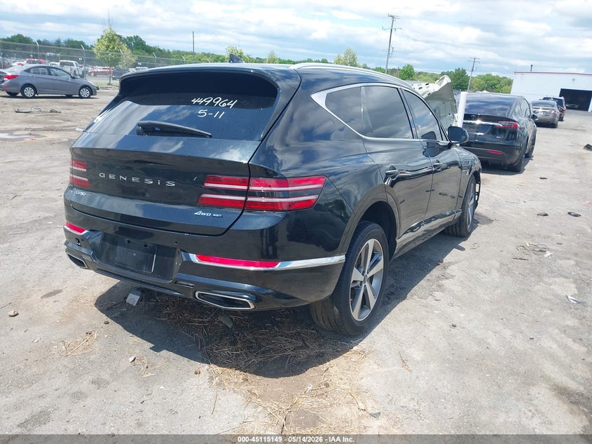 2021 Genesis Gv80 VIN KMUHCESC2MU070528 IAAI salvage auction — FRONT END, Salvage (Virginia), sold $5,200 on 2026-07-10 (photo 4)