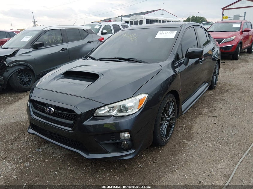 2015 Subaru Wrx VIN JF1VA1A64F9817638 IAAI salvage auction — REAR END, Clear (Indiana), sold $2,050 on 2026-07-22 (photo 2)