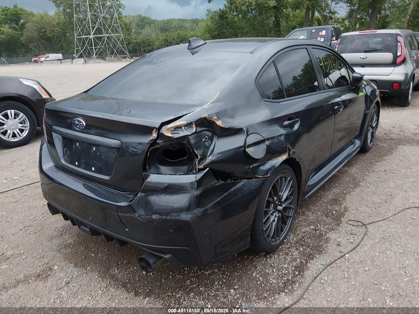 2015 Subaru Wrx VIN JF1VA1A64F9817638 IAAI salvage auction — REAR END, Clear (Indiana), sold $2,050 on 2026-07-22 (photo 4)