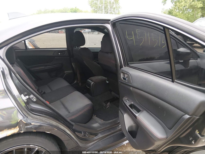 2015 Subaru Wrx VIN JF1VA1A64F9817638 IAAI salvage auction — REAR END, Clear (Indiana), sold $2,050 on 2026-07-22 (photo 8)